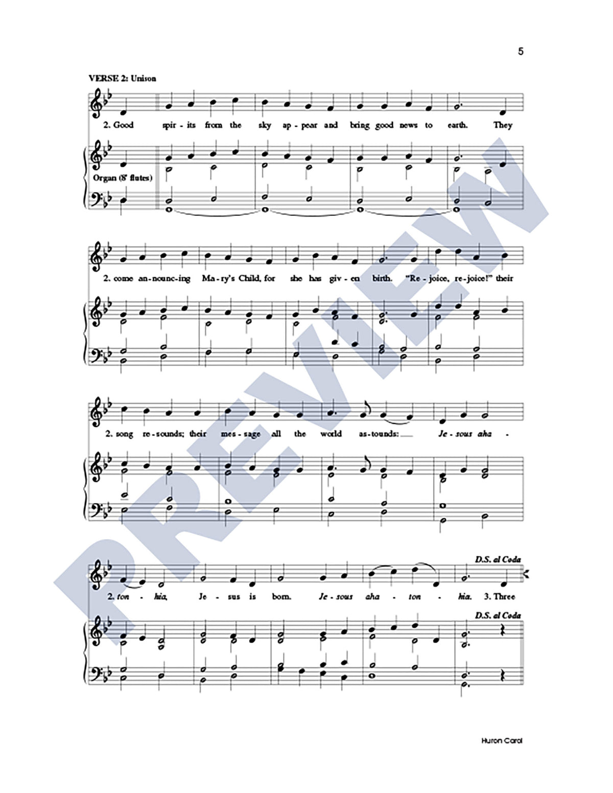 Three Christmas Carols, Set 4