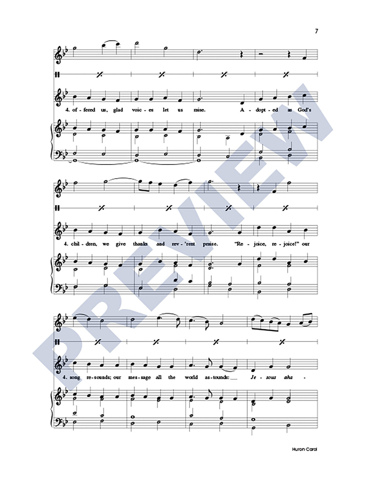 Three Christmas Carols, Set 4