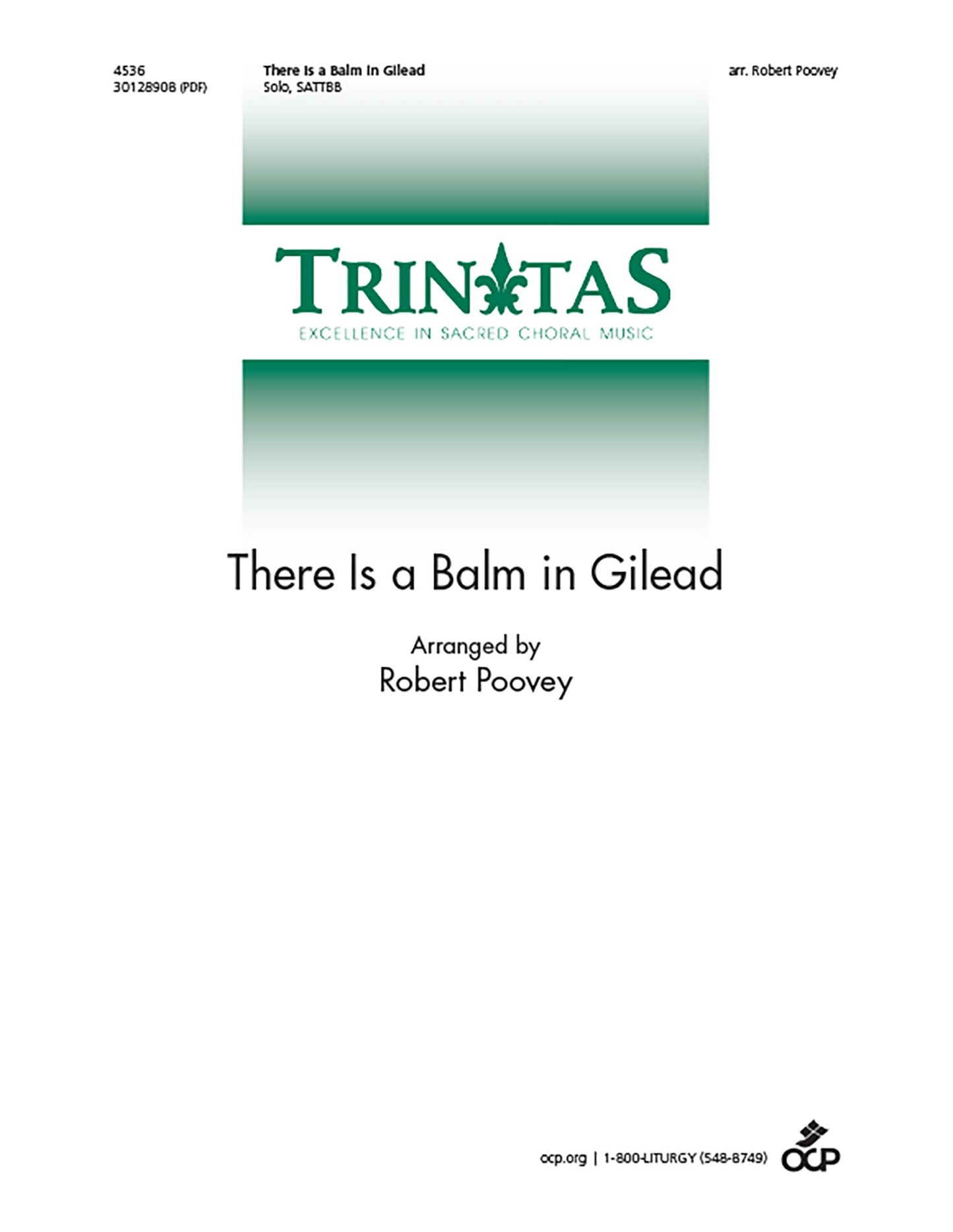There Is a Balm in Gilead