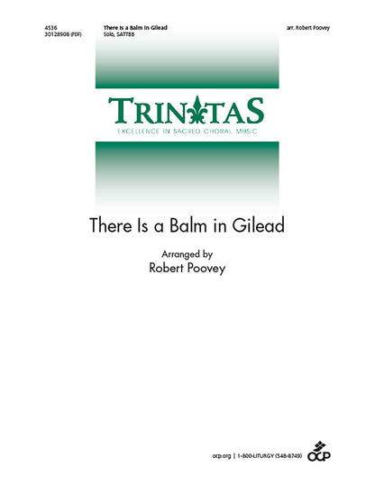 There Is a Balm in Gilead