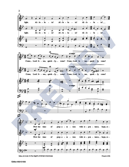 In the Depth of Winter's Darkness