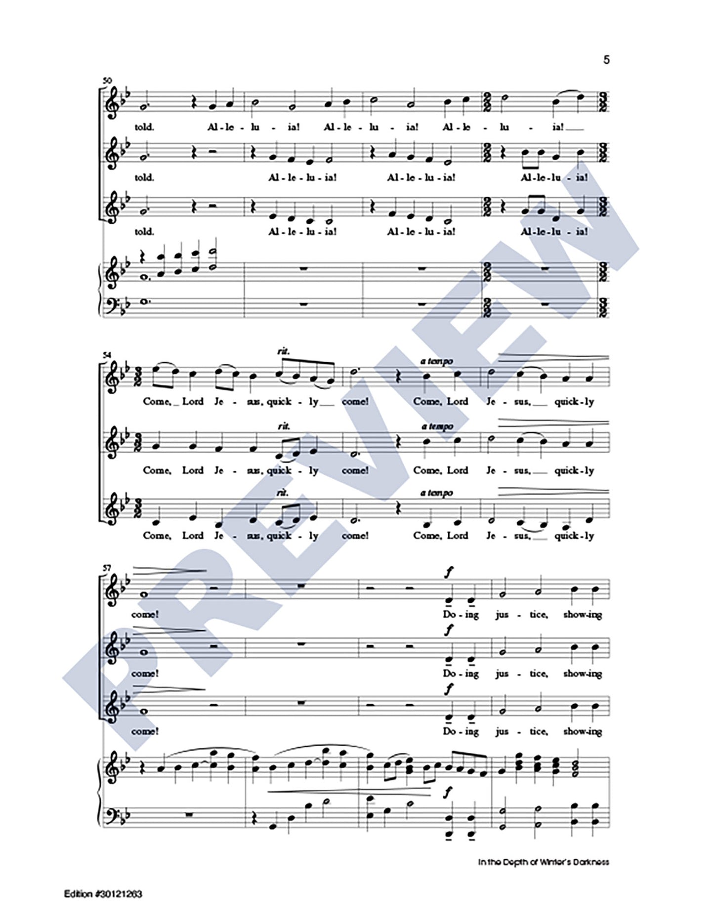 In the Depth of Winter's Darkness