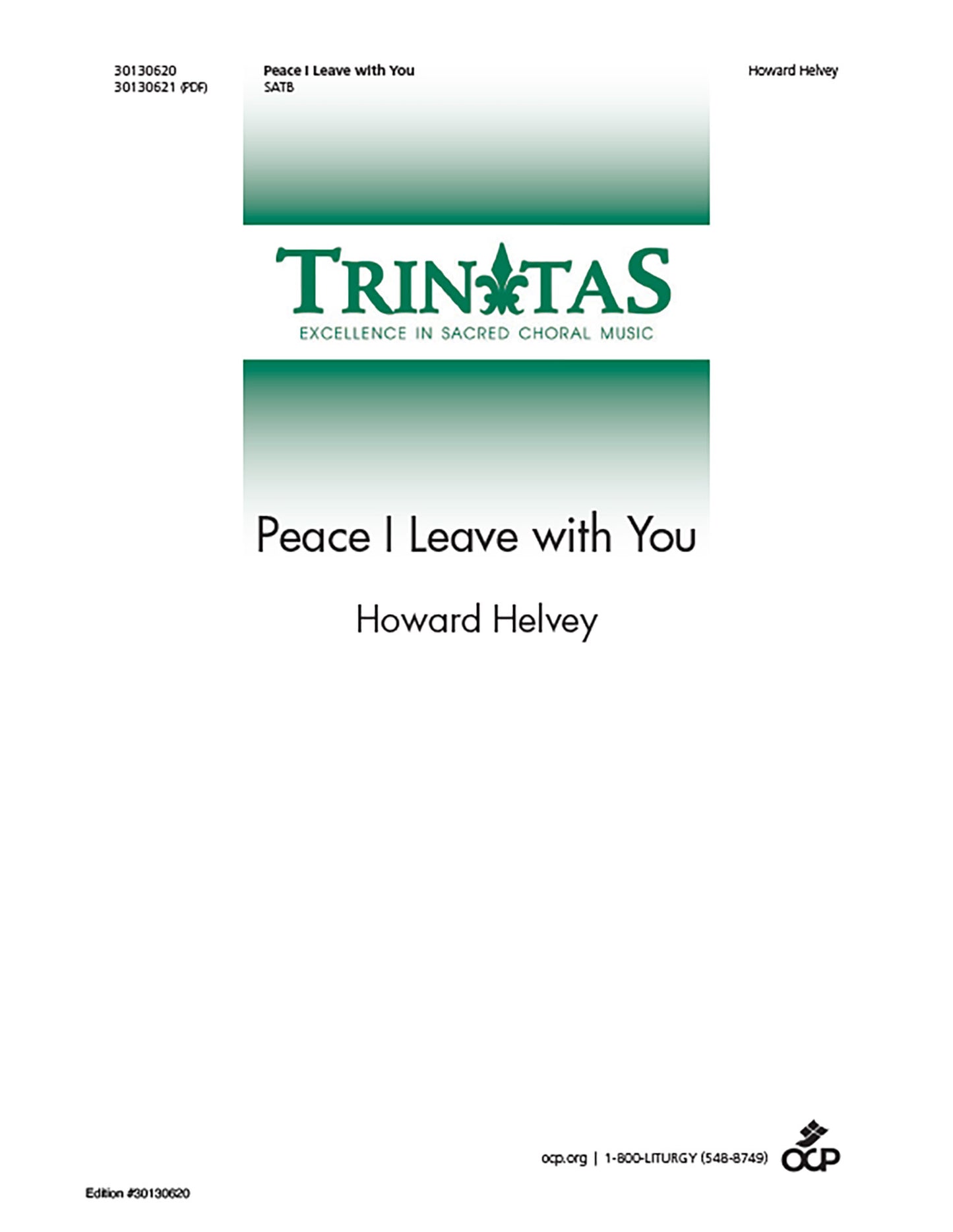 Peace I Leave with You