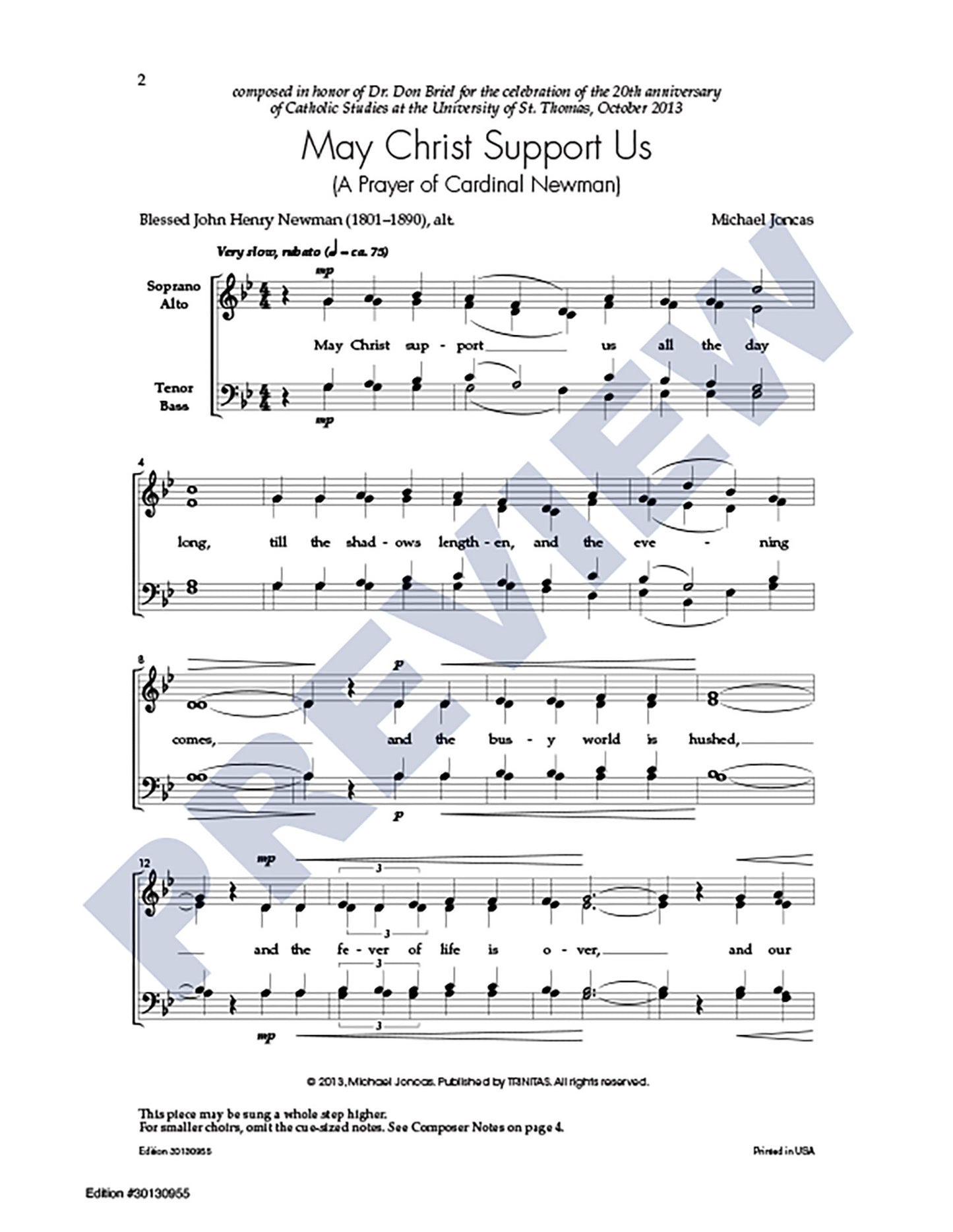 May Christ Support Us
