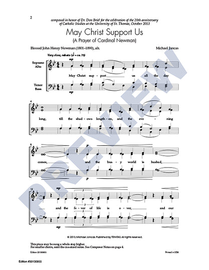 May Christ Support Us
