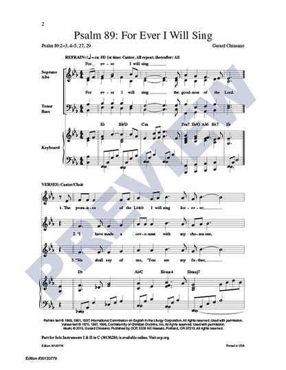 Psalm 89: For Ever I Will Sing