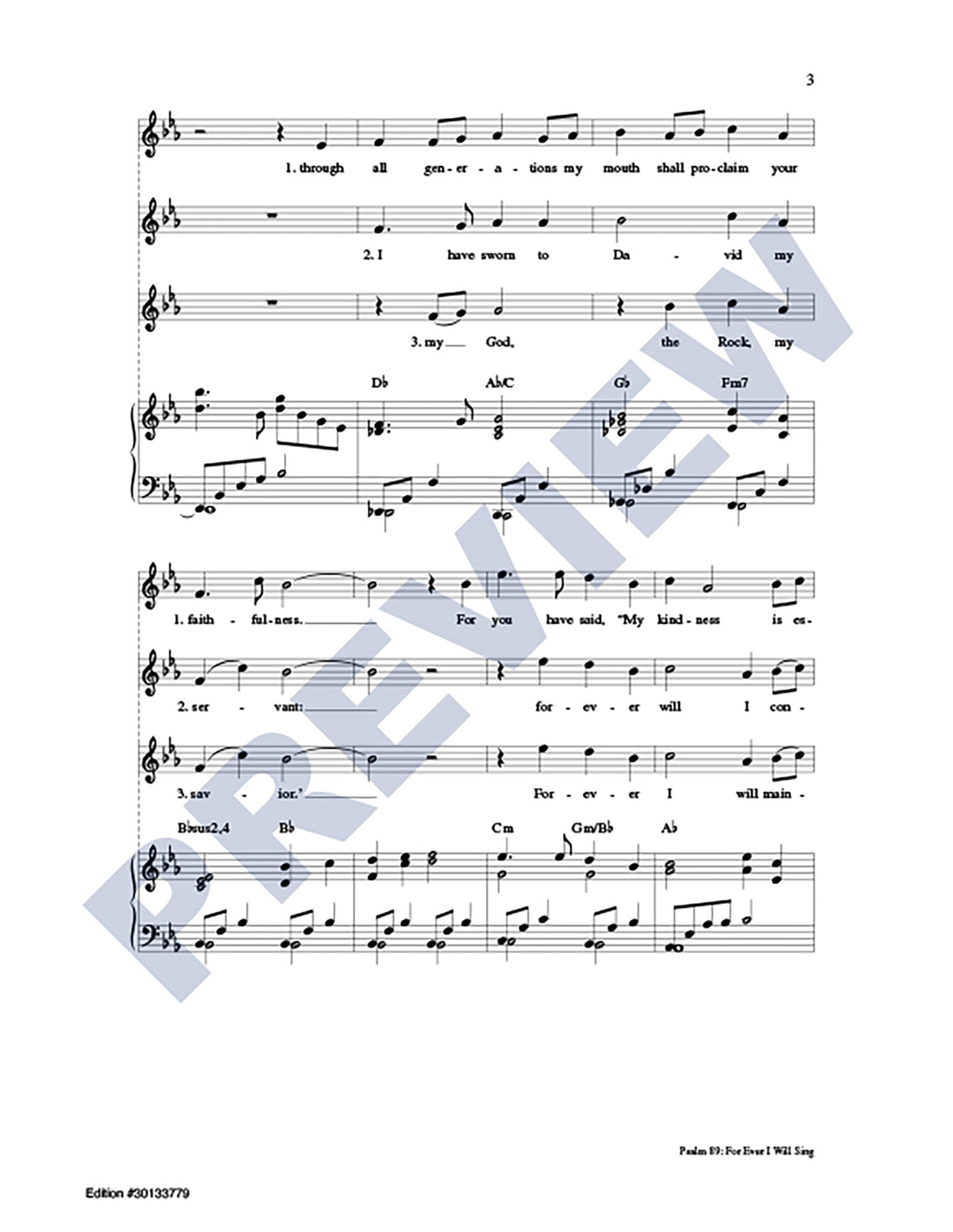 Psalm 89: For Ever I Will Sing