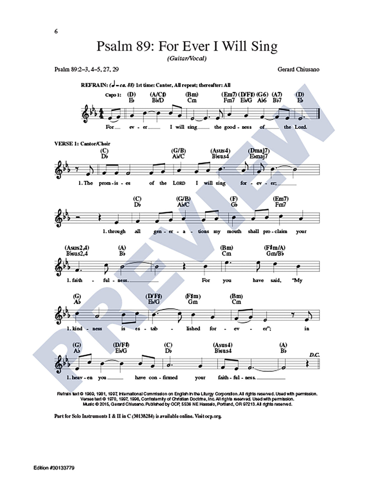 Psalm 89: For Ever I Will Sing