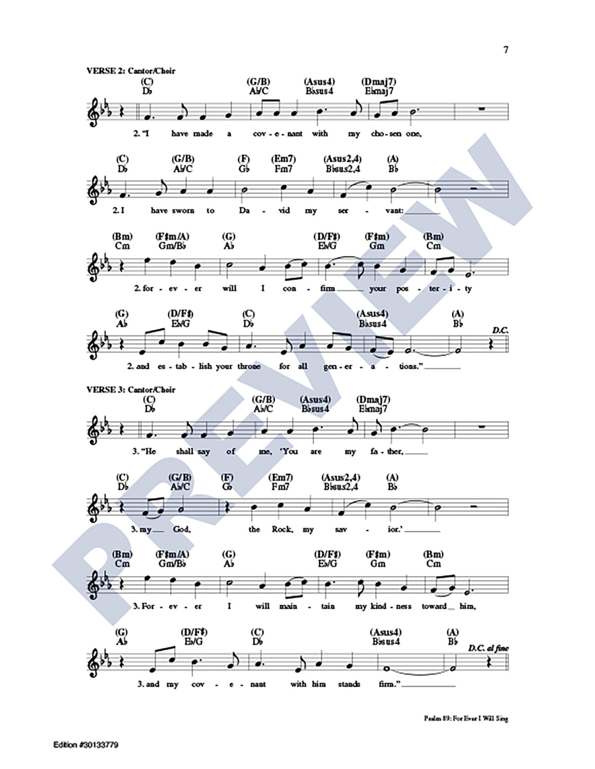 Psalm 89: For Ever I Will Sing