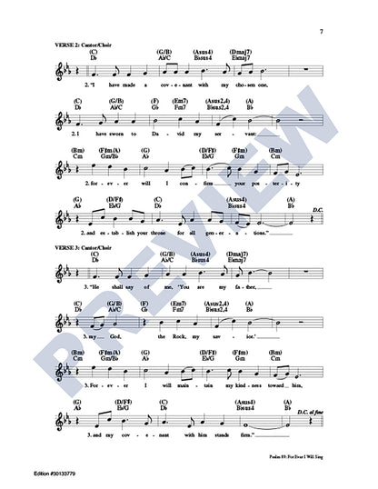 Psalm 89: For Ever I Will Sing