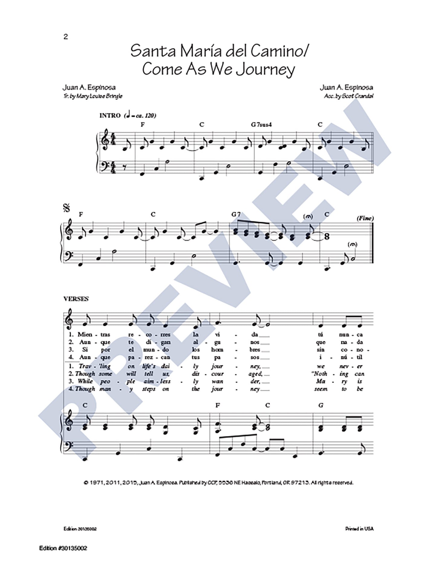 Santa María del Camino/Come As We Journey