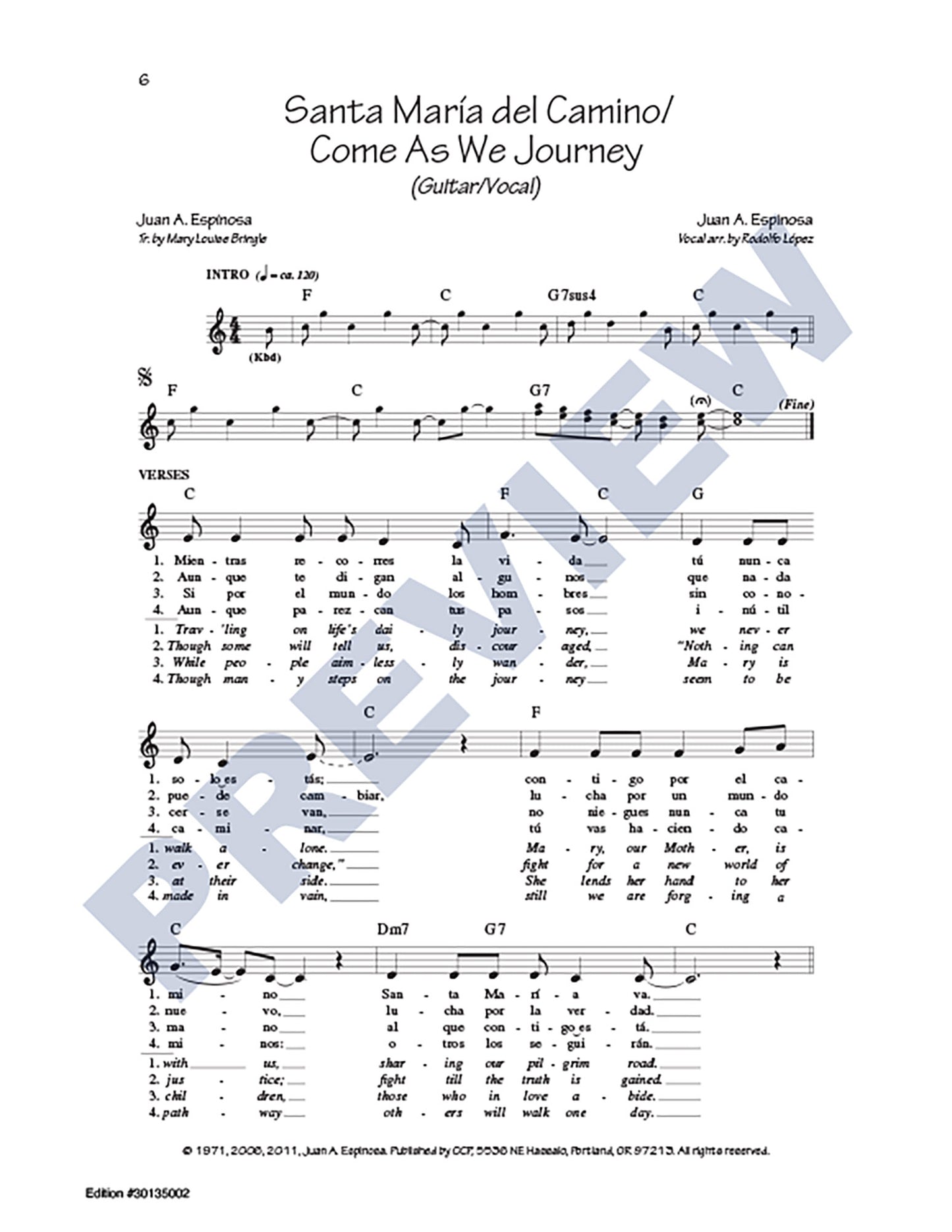 Santa María del Camino/Come As We Journey