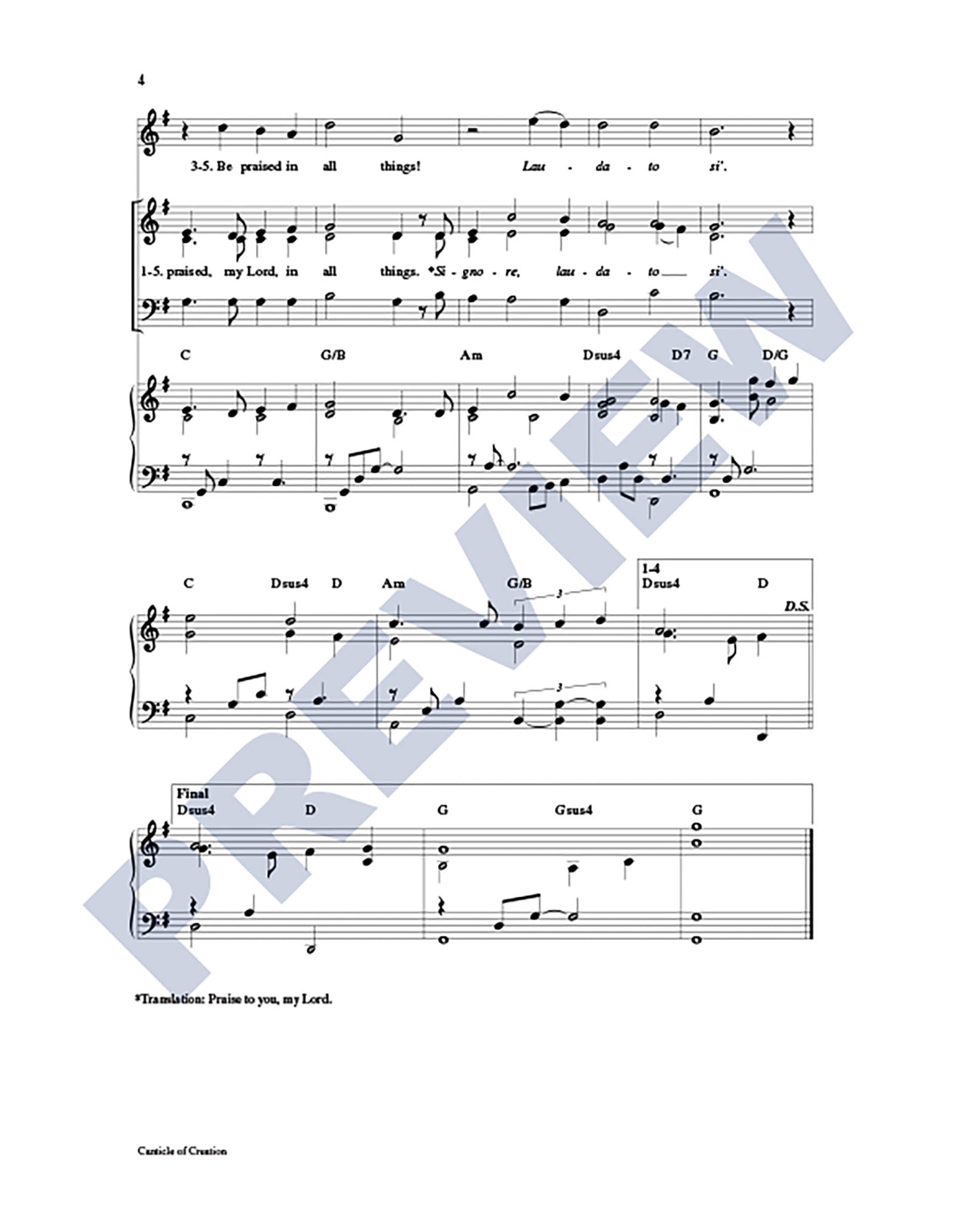 Canticle of Creation