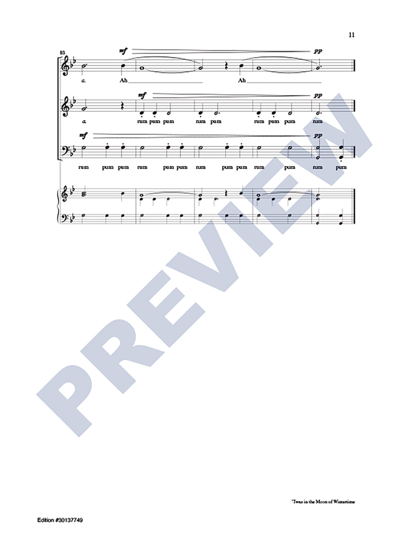 'Twas in the Moon of Wintertime