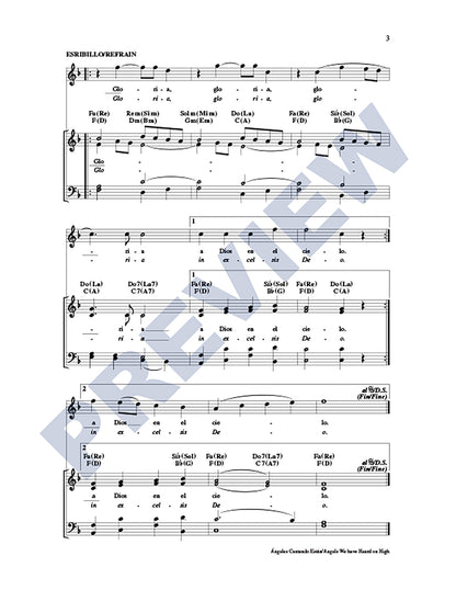 Ángeles Cantando Están/Angels We Have Heard on High