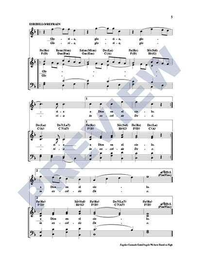 Ángeles Cantando Están/Angels We Have Heard on High