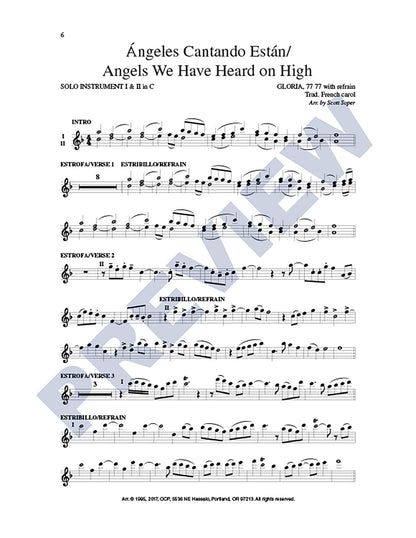 Ángeles Cantando Están/Angels We Have Heard on High