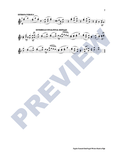 Ángeles Cantando Están/Angels We Have Heard on High