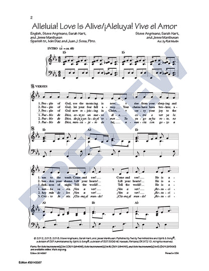 Alleluia! Love Is Alive/¡Aleluya! Vive el Amor
