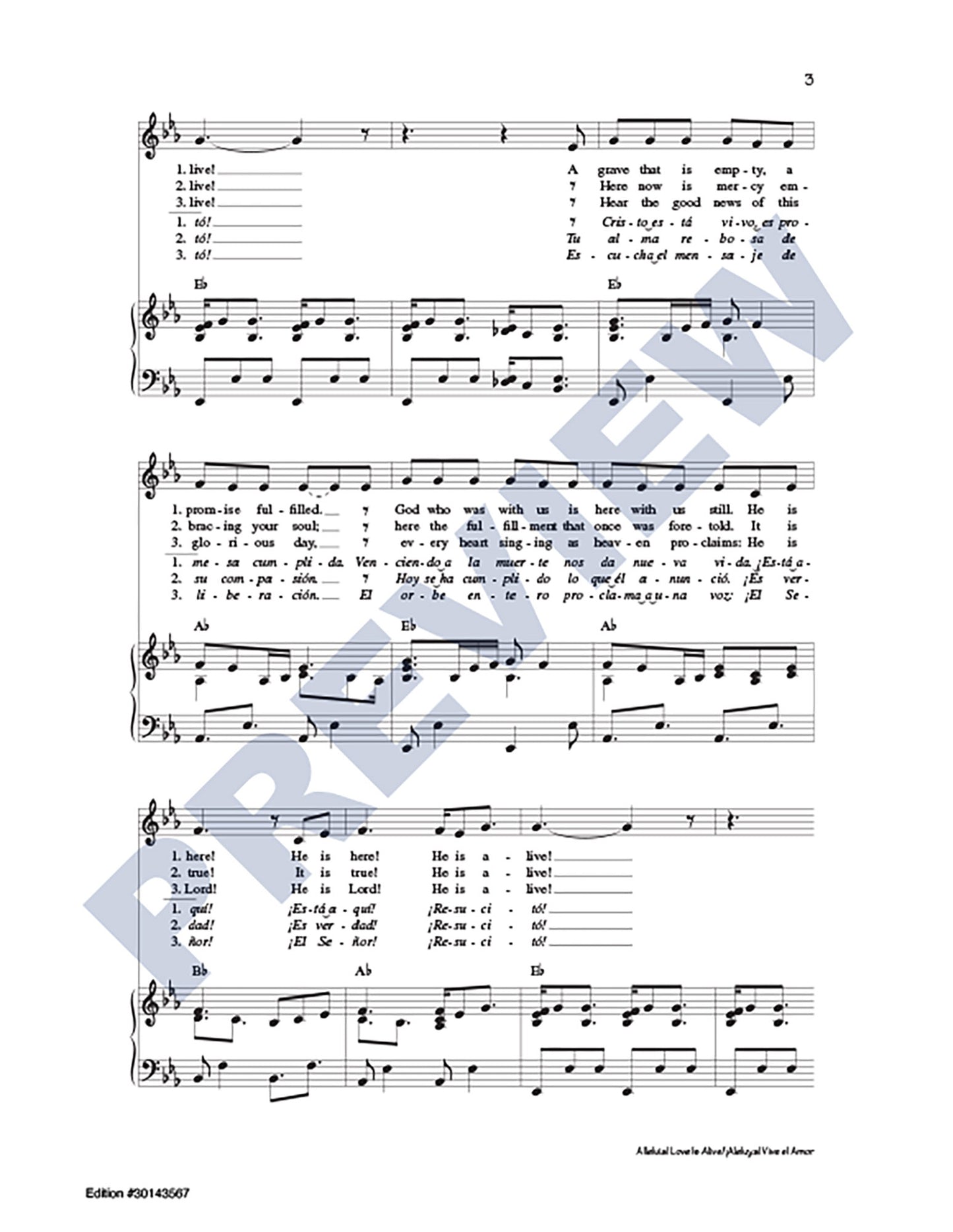 Alleluia! Love Is Alive/¡Aleluya! Vive el Amor