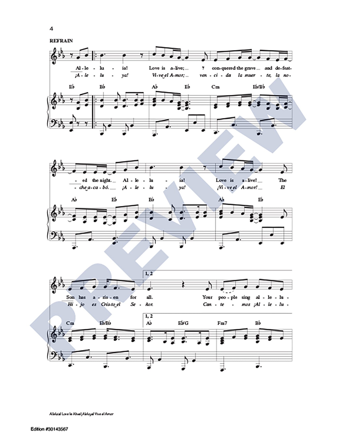 Alleluia! Love Is Alive/¡Aleluya! Vive el Amor