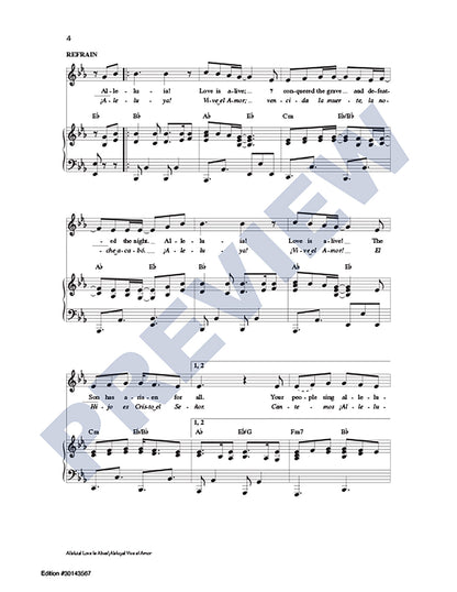 Alleluia! Love Is Alive/¡Aleluya! Vive el Amor