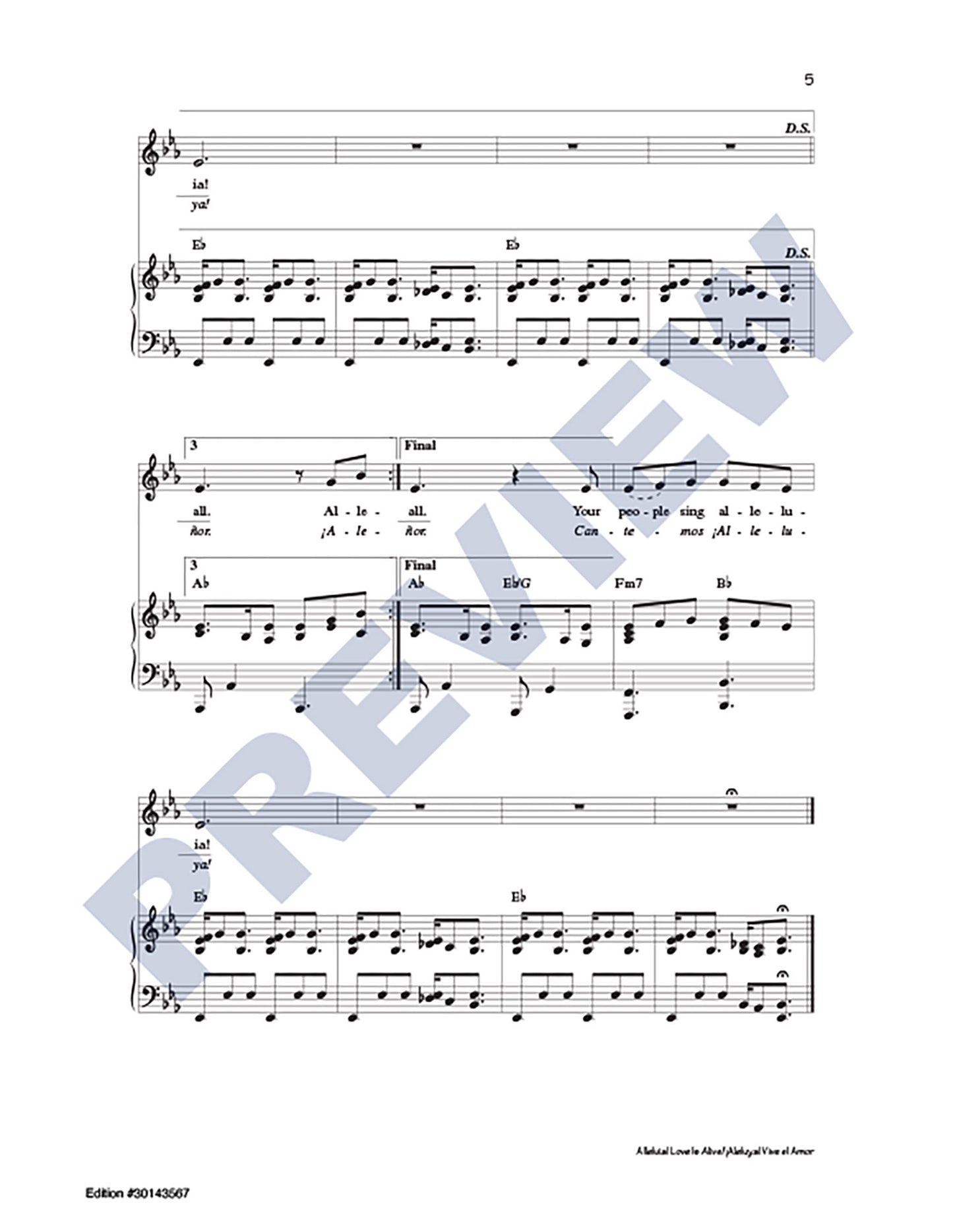 Alleluia! Love Is Alive/¡Aleluya! Vive el Amor