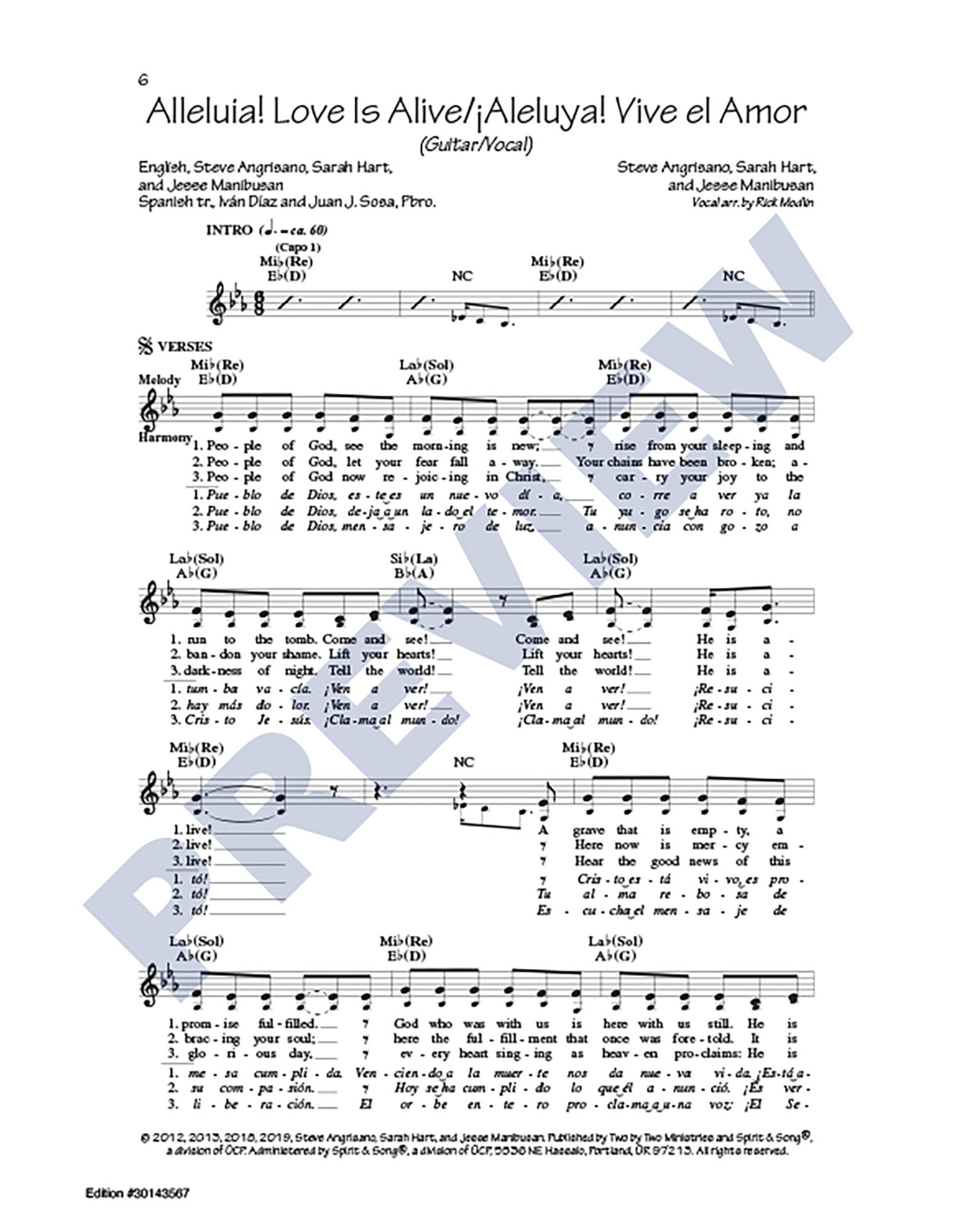 Alleluia! Love Is Alive/¡Aleluya! Vive el Amor