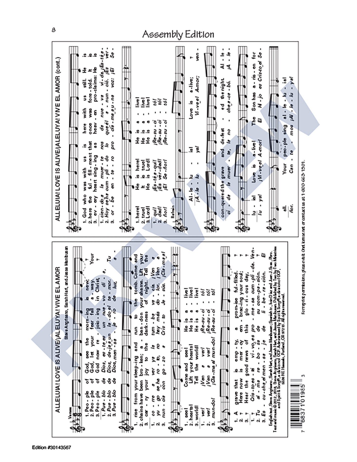 Alleluia! Love Is Alive/¡Aleluya! Vive el Amor