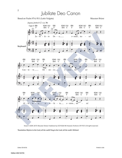 Jubilate Deo Canon