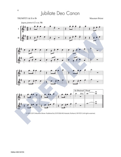 Jubilate Deo Canon