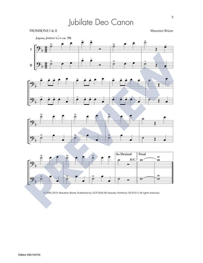Jubilate Deo Canon