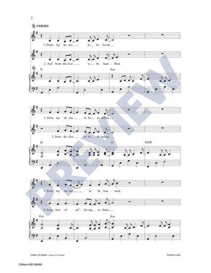 Litany of Humility