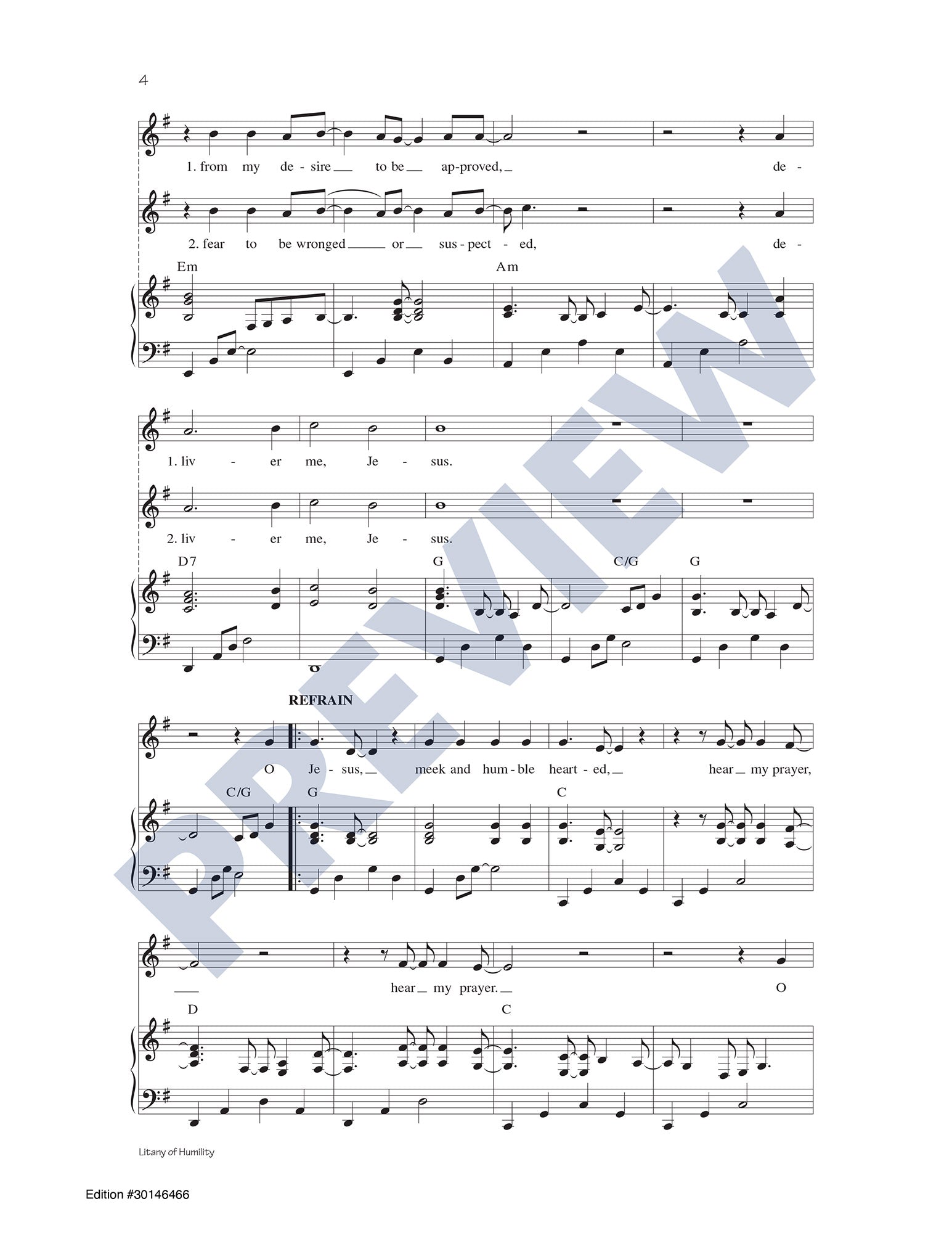 Litany of Humility