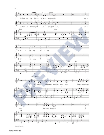 Litany of Humility