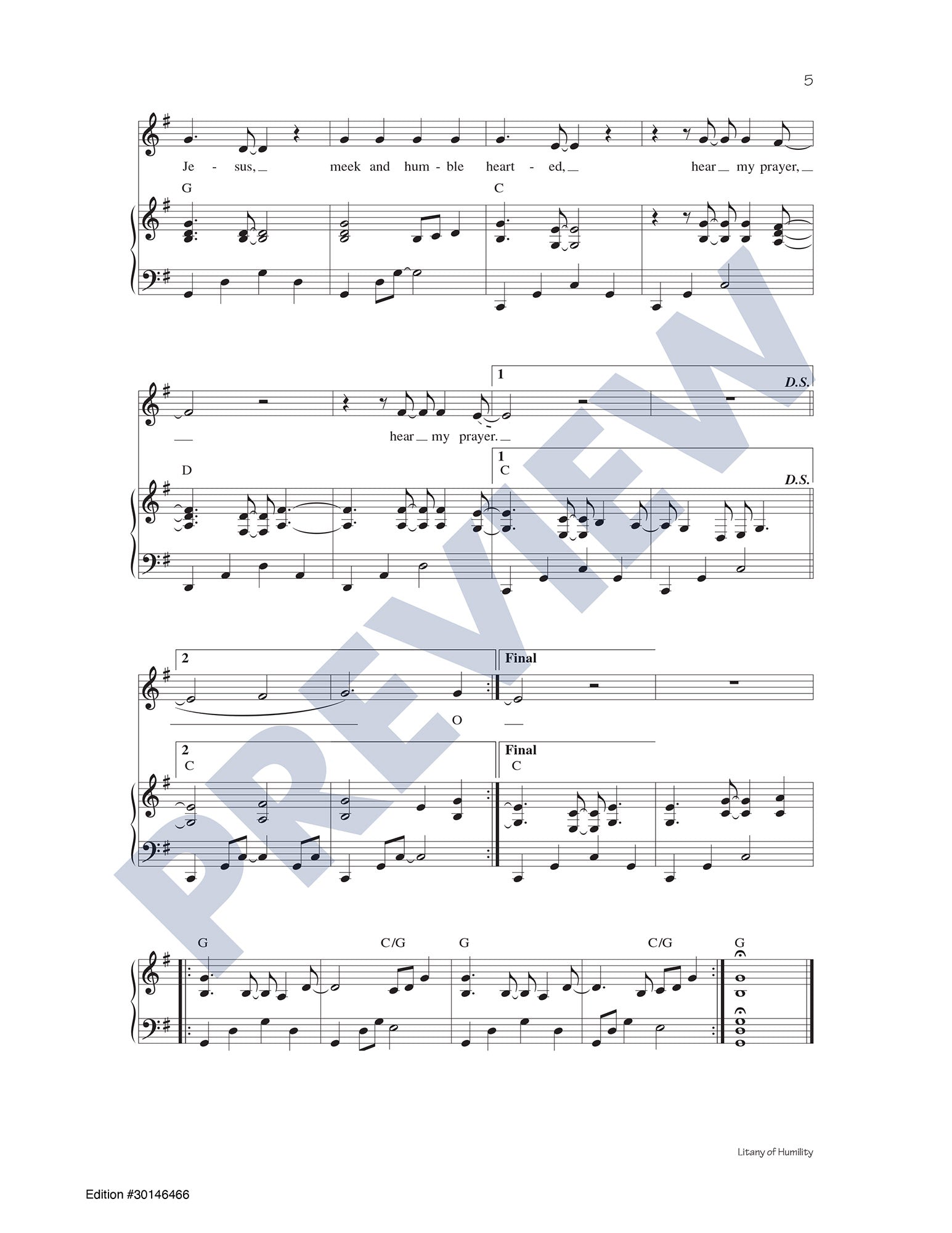 Litany of Humility