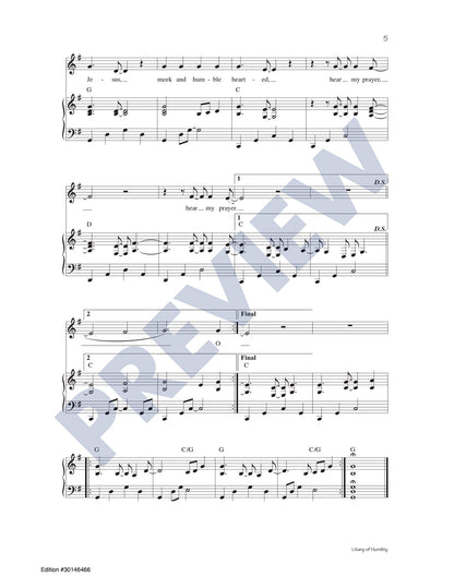Litany of Humility