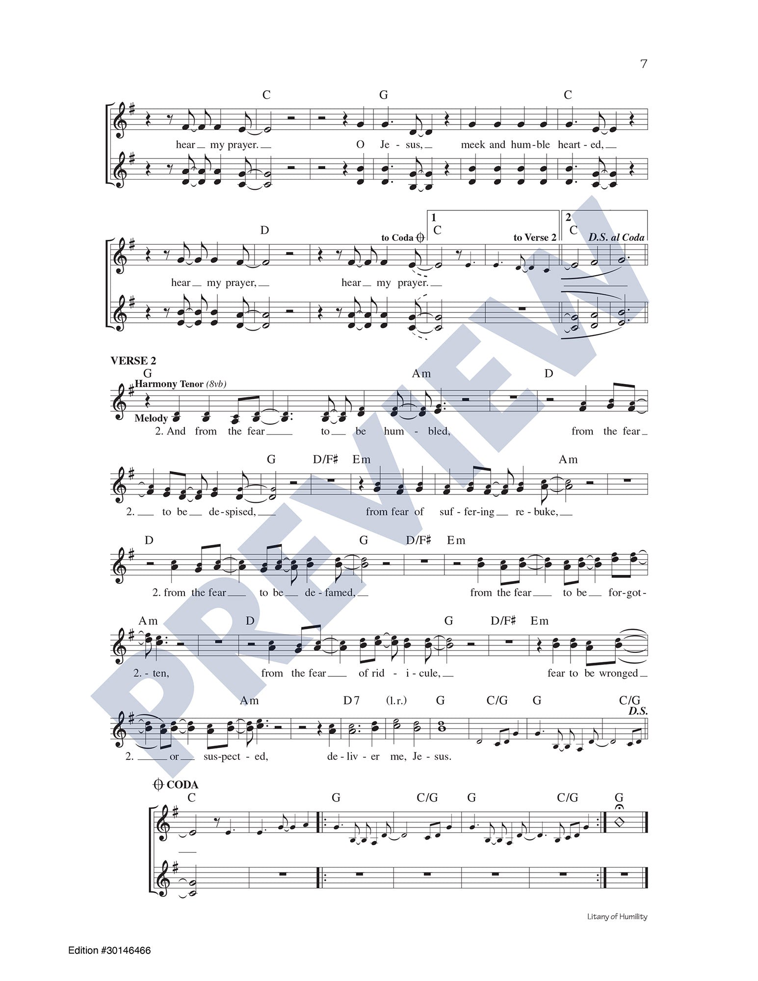 Litany of Humility