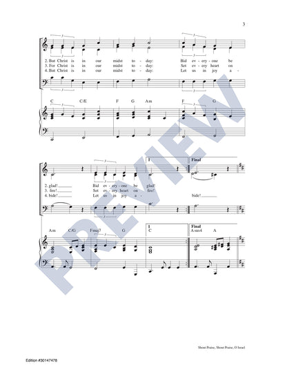 Shout Praise, Shout Praise, O Israel