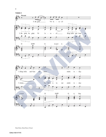 Shout Praise, Shout Praise, O Israel