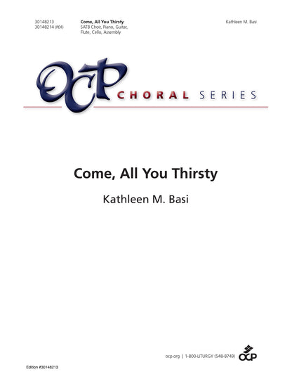 Come, All You Thirsty