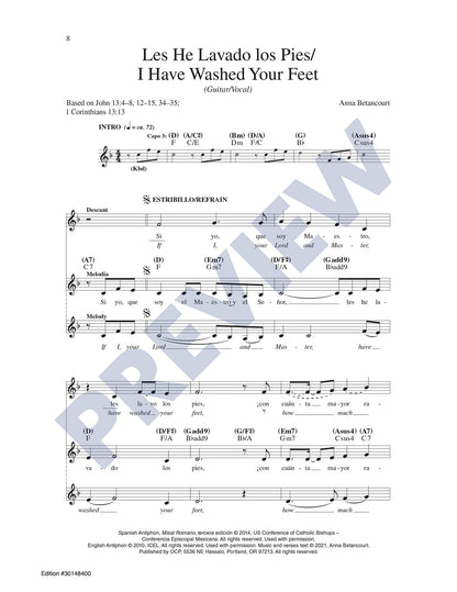 Les He Lavado los Pies/I Have Washed Your Feet