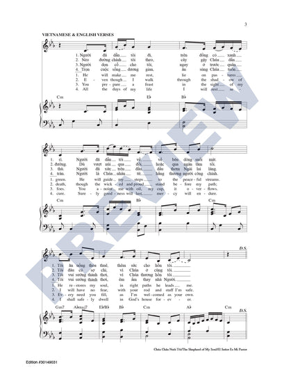 Chúa Chan Nuôi Tôi/The Shepherd of My Soul/El Señor Es Mi Pastor