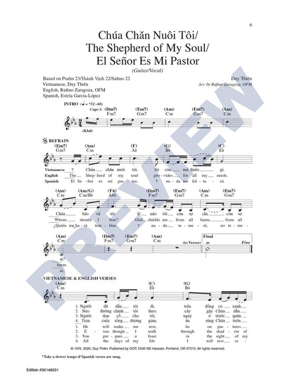 Chúa Chan Nuôi Tôi/The Shepherd of My Soul/El Señor Es Mi Pastor