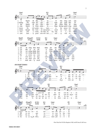 Chúa Chan Nuôi Tôi/The Shepherd of My Soul/El Señor Es Mi Pastor