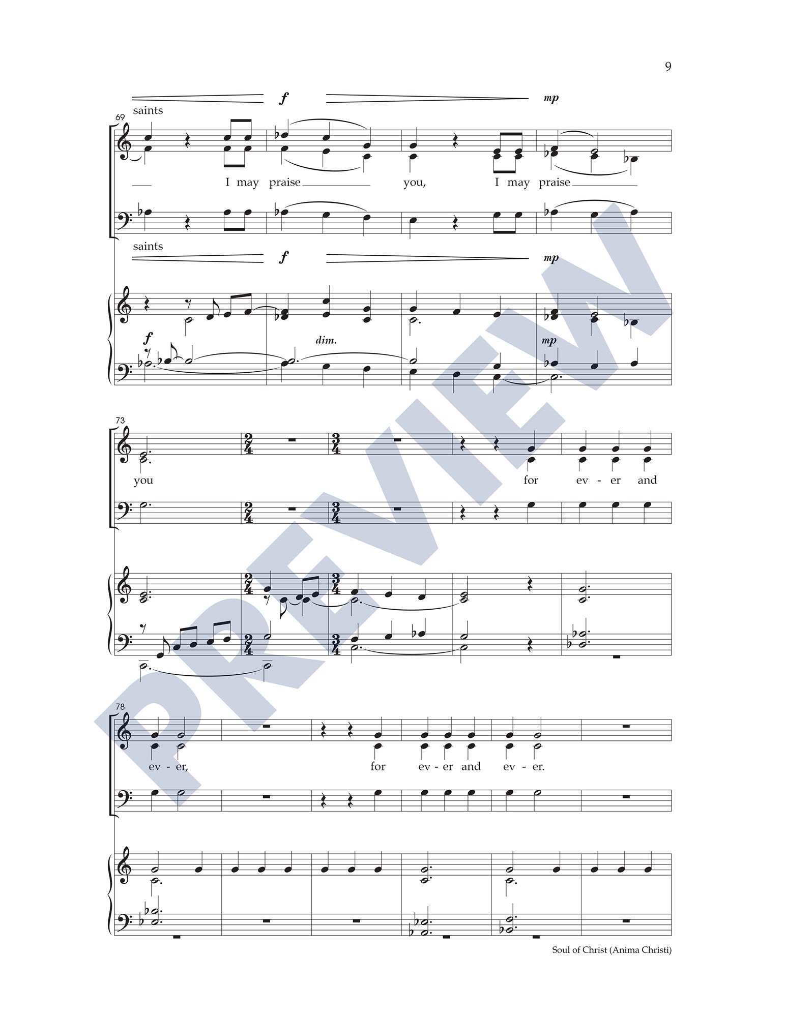Soul of Christ (Anima Christi)
