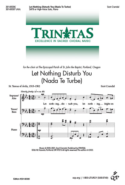 Let Nothing Disturb You (Nada Te Turbe)