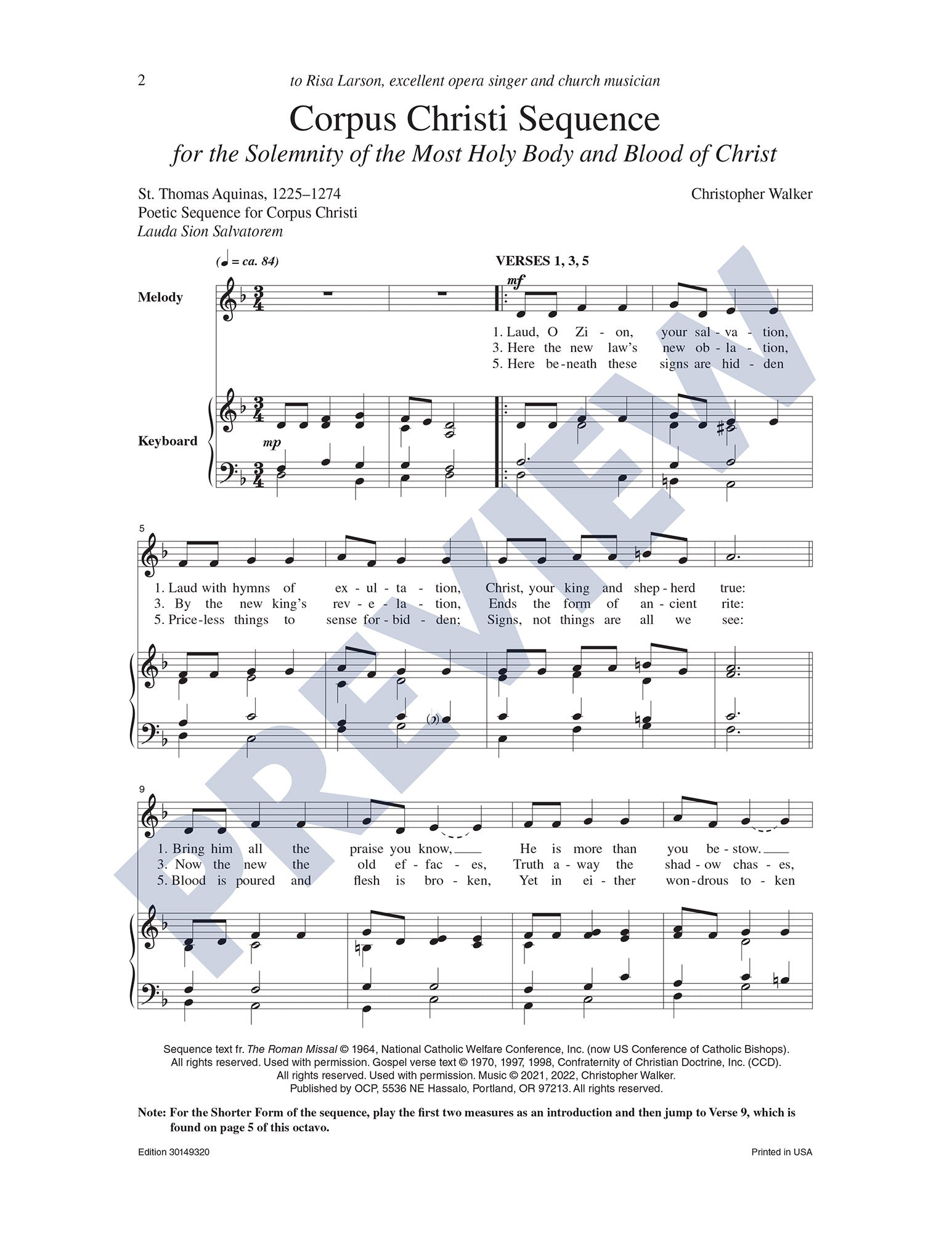 Corpus Christi Sequence
