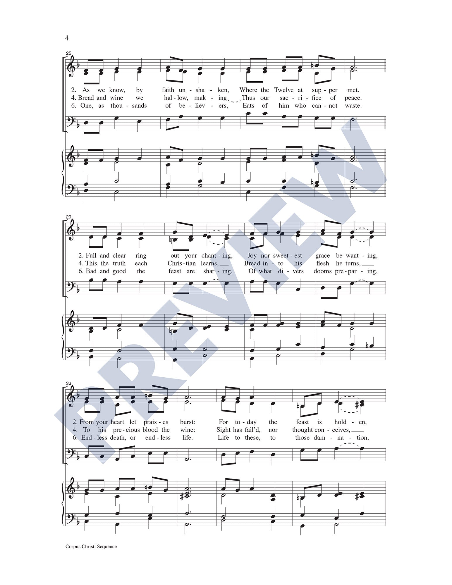 Corpus Christi Sequence