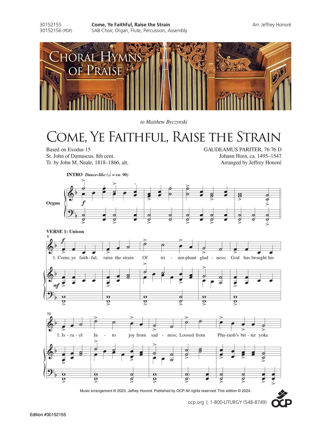 Come, Ye Faithful, Raise the Strain